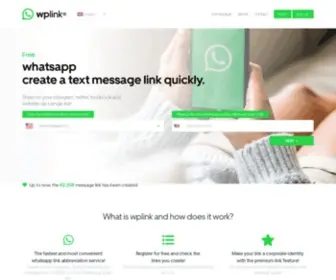 Wplink.org(Whatsapp için kısa linki oluşturun) Screenshot