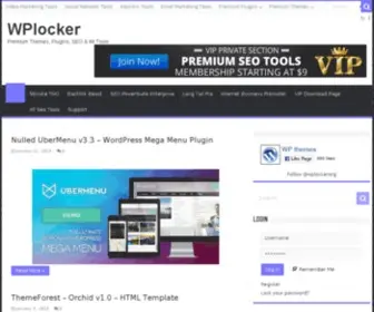 Wplocker.org(Wordpress Premium Themes) Screenshot