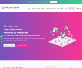 Wplook.com(High-quality, Optimized Premium WordPress Themes) Screenshot