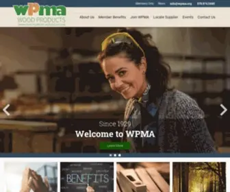 Wpma.org(Wood Product Manufacturers) Screenshot