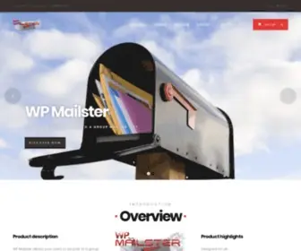 Wpmailster.com(The flexible mailing list solution for WordPress) Screenshot