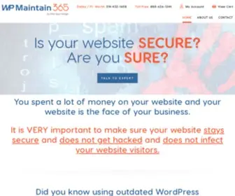 Wpmaintain365.com(WP Maintain 365 by Red Spot Design) Screenshot