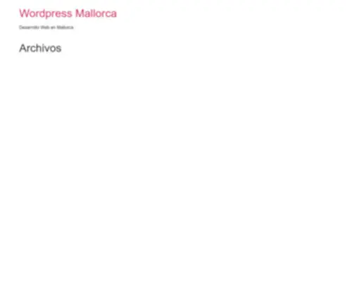 Wpmallorca.com(Desarrollo Web en Mallorca) Screenshot