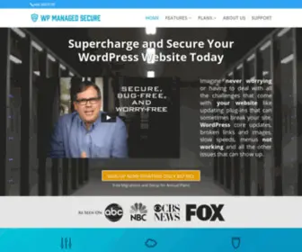 Wpmanagedsecure.com(Imagine never worrying or having to deal with all the challenges) Screenshot