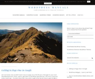 Wpmanuals.com(WordPress Manuals) Screenshot