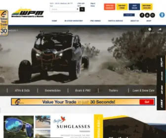 WPM.ca(Home Westlock Powersports & Marine) Screenshot