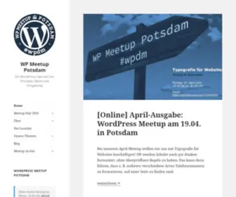 Wpmeetup-Potsdam.de(WP Meetup Potsdam) Screenshot