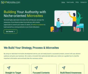 Wpmicrosites.com(WP MicroSites) Screenshot