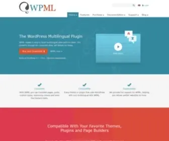 WPML.org(WPML is the plugin) Screenshot