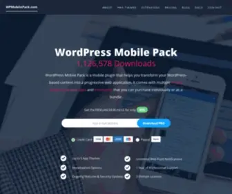 Wpmobilepack.com(WordPress Mobile Pack) Screenshot