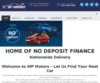 Wpmotors.co.za(WP Motors) Screenshot