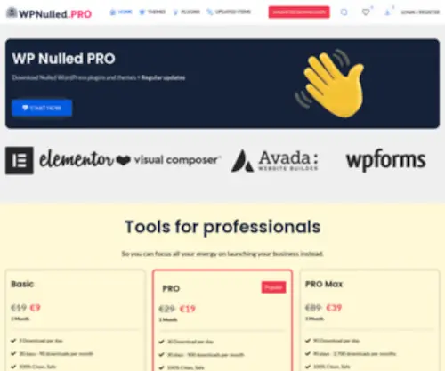 Wpnulled.pro(WP Nulled PRO) Screenshot