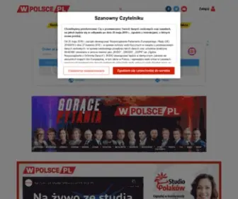 Wpolsce.pl(Nowa telewizja wPolsce24 nadaje 24) Screenshot