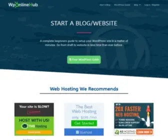 Wponlinehub.com(WordPress, Coding and more) Screenshot