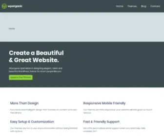 Wporganic.com(Beautiful WordPress Themes) Screenshot