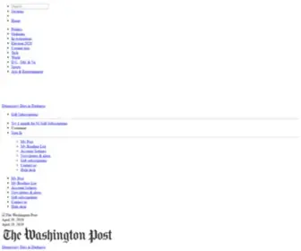 Wpost.com(The Washington Post) Screenshot