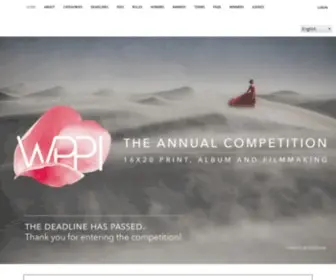 Wppiawards.com(WPPI's The Annual) Screenshot