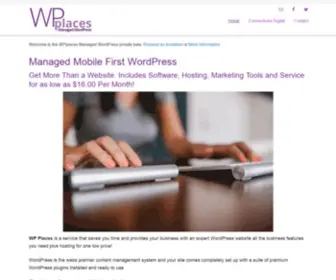 WPplaces.com(Managed Mobile First WordPress) Screenshot