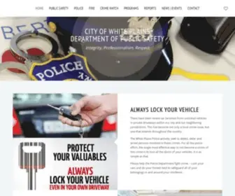 Wppublicsafety.com(The City of White Plains Department of Public Safety) Screenshot