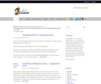 Wpqueen.com(WordPress tips) Screenshot