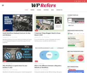 Wprefers.com(WP Refers) Screenshot