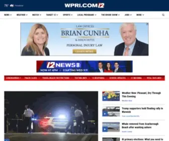 Wpri.com(WPRI 12 Eyewitness News on) Screenshot