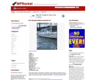 Wprocket.org(Used boats for sale by owners in a free directory) Screenshot