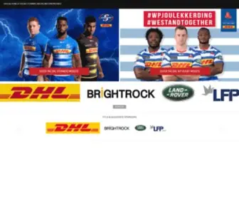 Wprugby.com(The official website for DHL Western Province Rugby (Pty)) Screenshot