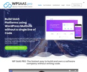 Wpsaas.pro(Build SAAS from WordPress) Screenshot