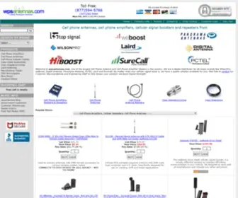 Wpsantennas.com(Cellular Antenna and Amplifier Reception Solutions) Screenshot