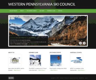 WPSC.net(Western Pennsylvania Ski Council) Screenshot