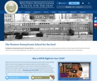 WPSD.org(Western Pennsylvania School for the Deaf (WPSD)) Screenshot