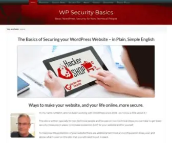 Wpsecuritybasics.com(Basic WordPress Security for Non) Screenshot