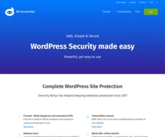 Wpsecurityninja.com(Protect your WordPress website) Screenshot