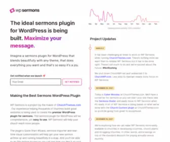 Wpsermons.com(WP Sermons WordPress Plugin) Screenshot