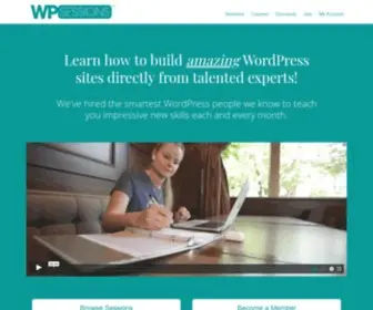 Wpsessions.com(WordPress Video Tutorials) Screenshot