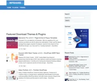 WPshare.net(Download Premium Wordpress Templates) Screenshot