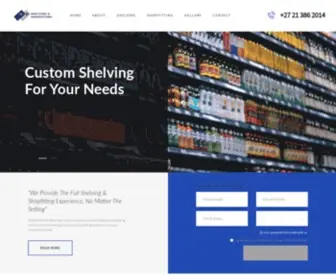 WPshelving.co.za(WP Shelving and Shopfitting) Screenshot