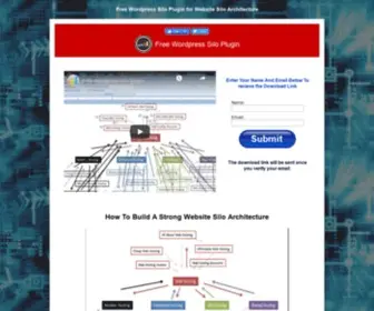 Wpsilos.com(Build SEO Interlinked Silo Sites with this Free wordpress Plugin) Screenshot