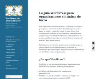 Wpsinanimodelucro.org(Guía) Screenshot
