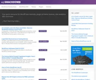 WPsmackdown.com(WP Smackdown) Screenshot