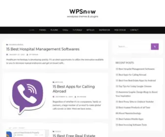 WPsnow.com(WordPress Themes and Plugins) Screenshot