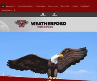 Wpsok.org(Weatherford Public Schools) Screenshot