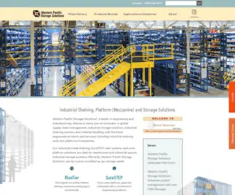WPSS.com(Industrial Metal Shelving Systems and Storage Solutions) Screenshot