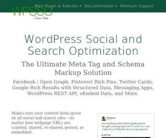 WPsso.com(Present your content at its best in search results and on social sites) Screenshot