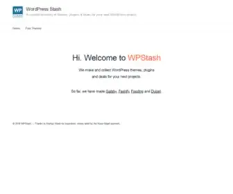 WPstash.com(A curated directory of themes) Screenshot