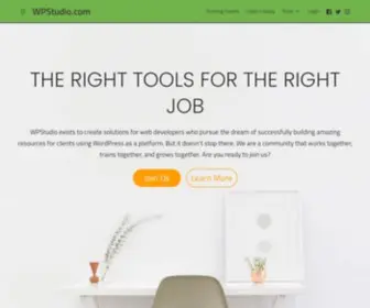 WPstudio.com(WordPress Training) Screenshot