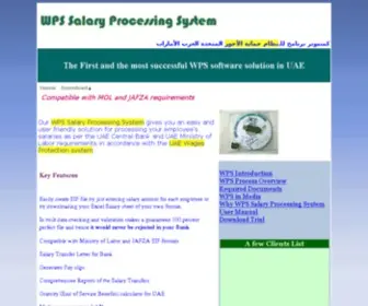 Wpsuae.com(WPS Salary Processing System) Screenshot