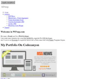 Wpsup.com(See related links to what you are looking for) Screenshot