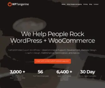 Wptangerine.com(WordPress Help & Support Services) Screenshot